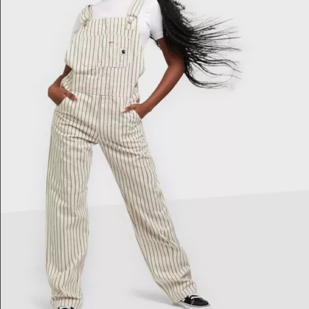 Cathartt WIP trade overall wax striped women’s